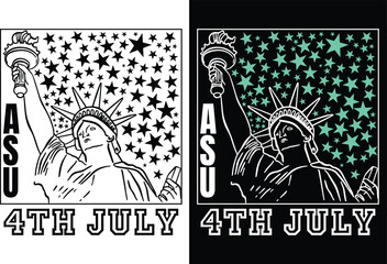 4TH July t shirt design and graphics designer