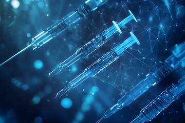 Abstract digital background on a medical theme.