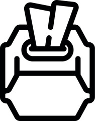 Wet wipes emerging from their package, ready for cleaning and hygiene