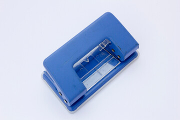 accessories, accessory, art tool, background, blue, blue paper puncher, blue puncher, business,...