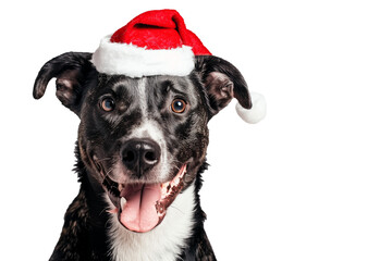 Dog on isolated background