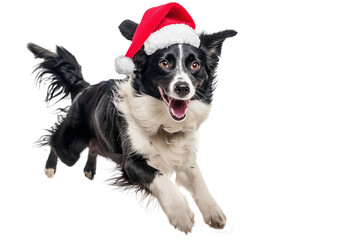 Dog on isolated background