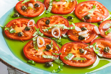modern tomato salad