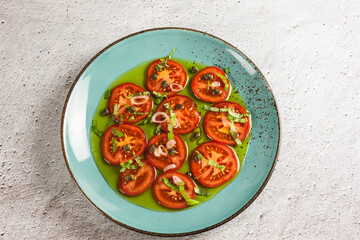modern tomato salad