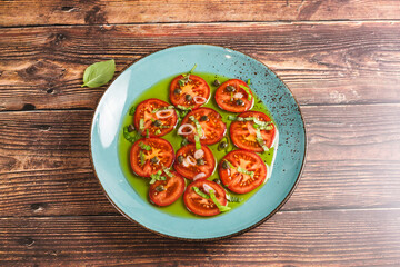 modern tomato salad