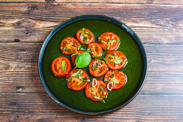 modern tomato salad
