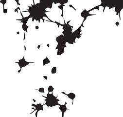 Distressed background in black and white texture with dark spots, scratches and lines. Abstract vector illustration