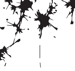 Distressed background in black and white texture with dark spots, scratches and lines. Abstract vector illustration