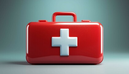 Obraz premium first aid kit isolated