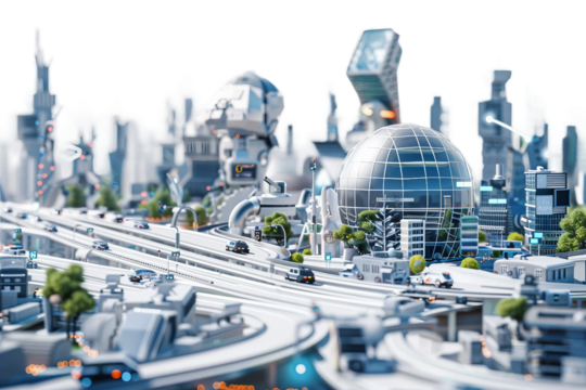 Intelligent City with AI and Autonomous Transportation