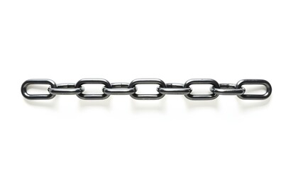 chain link isolated on a white background create with ai