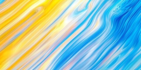 light blue and yellow, metallic texture 