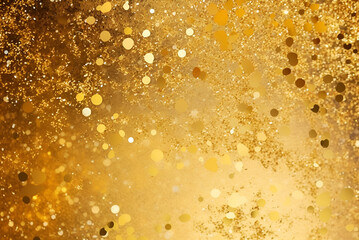 Obraz premium golden christmas background