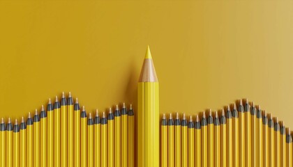Obraz premium yellow pencils