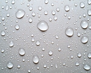 water droplets on glass surface