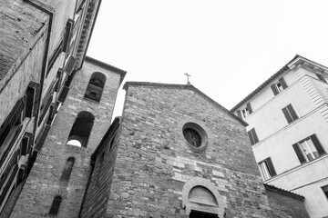 The church of Sant'Andrea Apostolo,  in Siena, Italy