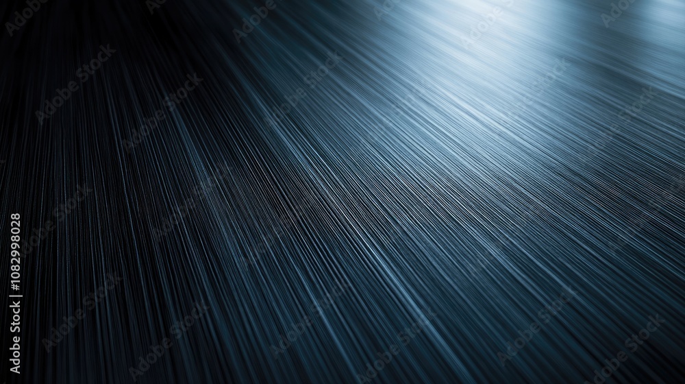 Aufkleber abstract texture of smooth metallic surface with soft reflections creating a sense of depth and moti