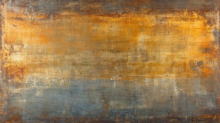 Obraz premium Abstract Art in Warm Tones of Gold and Blue, Textured Background with Gradients, Ideal for Contemporary Decor and Modern Prints for Various Uses