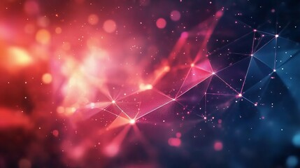 Obraz premium abstract digital tech wave backgrounds