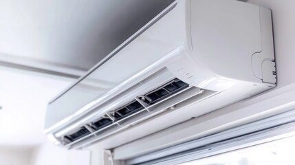 repair of a ductless air conditioning unit in an installation