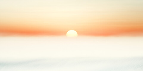 A minimalist sunrise scene with soft pastel tones. Ideal for serene designs and creative projects.