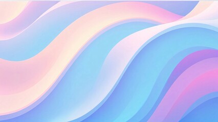 Obraz premium Abstract wavy background in soft pastel colors.