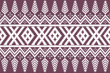 sClassic western embroidery pattern, geometric shapes, seamless, brown background, illustration, vector.eamless pattern