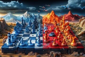 Iran-Israel Conflict in Desert