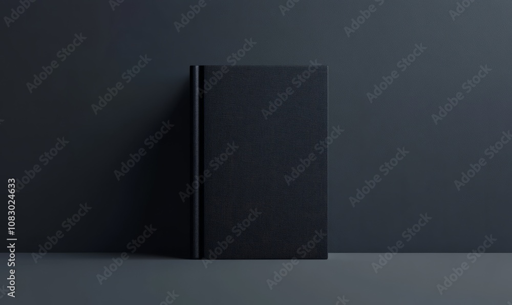 Poster bring your book to life with our empty book cover mockup, fully customizable with text and backgroun