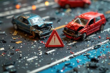 Crash on Busy Road, Triangle