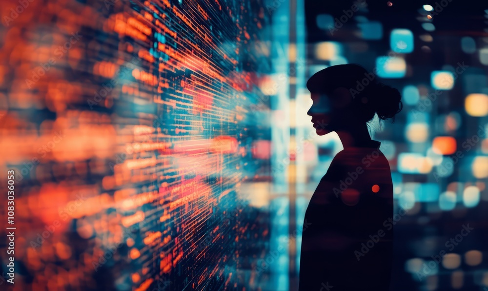 Aufkleber analyzing the impact of social media algorithms on consumer behavior and brand loyalty