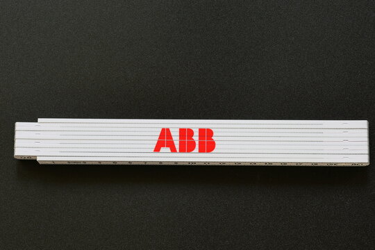 White folding rule from ABB.