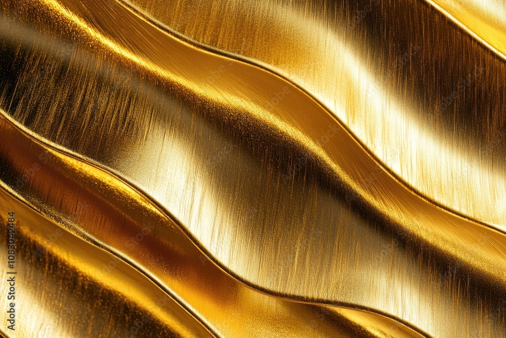Poster a close-up view of a shiny surface with reflections and glare