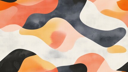 Obraz premium Abstract texture pattern with colorful shapes and flowing lines perfect for background design