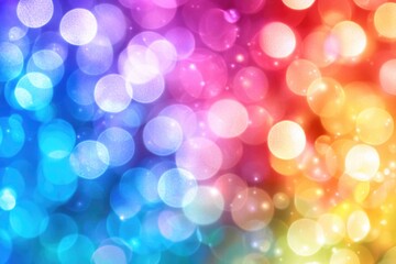 Obraz premium A vibrant and colorful background filled with twinkling lights, perfect for creative projects or designs