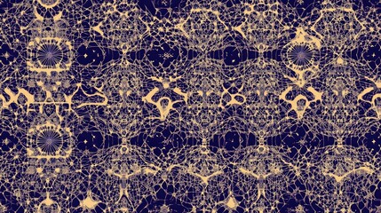 Stunning pattern featuring galaxy tones and Islamic design elements