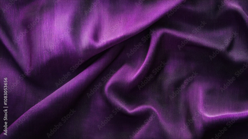 Poster dark purple fabric surface with a gradient in olive tones abstract canvas background featuring a tex