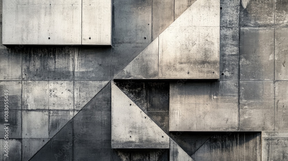 Aufkleber abstract wall texture with architectural concrete surface creating a visually striking background il