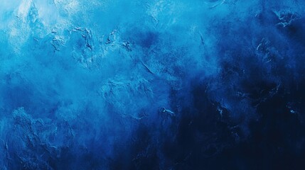 Obraz premium Abstract gradient bright blue background featuring a panoramic navy blue texture Captivating wide angle rough stylized wallpaper with ample copy space for design purposes