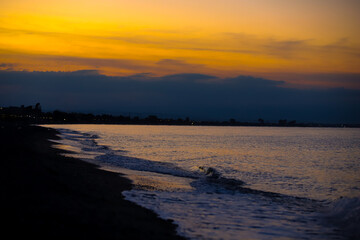 Mare al tramonto