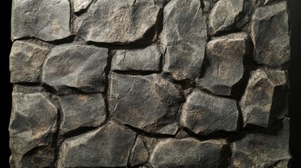 Obraz premium Realistic textured stone tablet panel