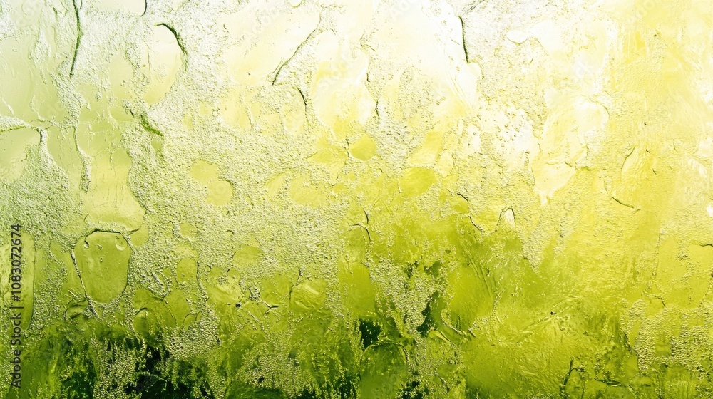 Poster vibrant textured design featuring a lime hue with a crisp glass print effect unused background textu