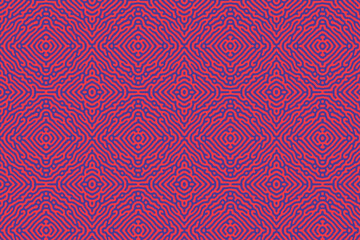 Red and purple repeating background lined diamond pattern