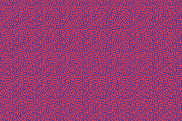 Red and purple and blue repeating background lined squiggle pattern