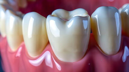 Close-Up of Incisor Teeth and Gums: An Insightful View of Oral Health and Anatomical Details