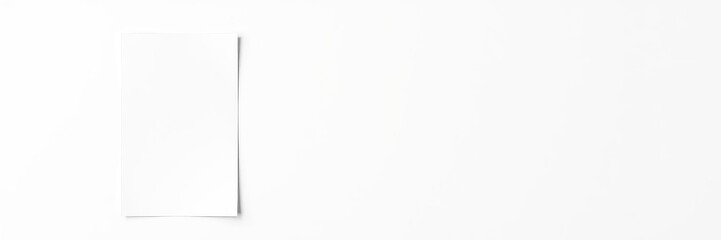 A realistic isolated flyer mockup for showcasing designs in a professional manner, branding, blank