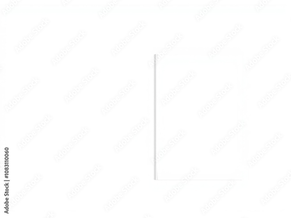 Poster book cover mockup featuring a blank template with editable background for easy customization and ins