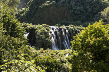 Wonderful Natural Sceneries of The Marmore Falls (Cascata delle Marmore) in Umbria, Terni Province, Italy (Part I).