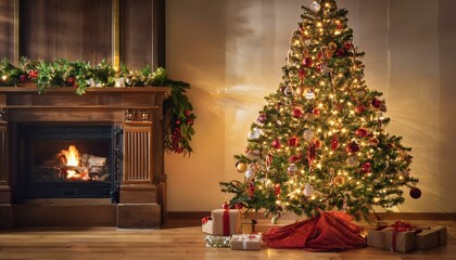 Obraz premium Gather around for the annual tree decorating. 