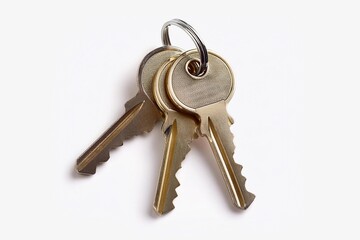  key, isolated on white background